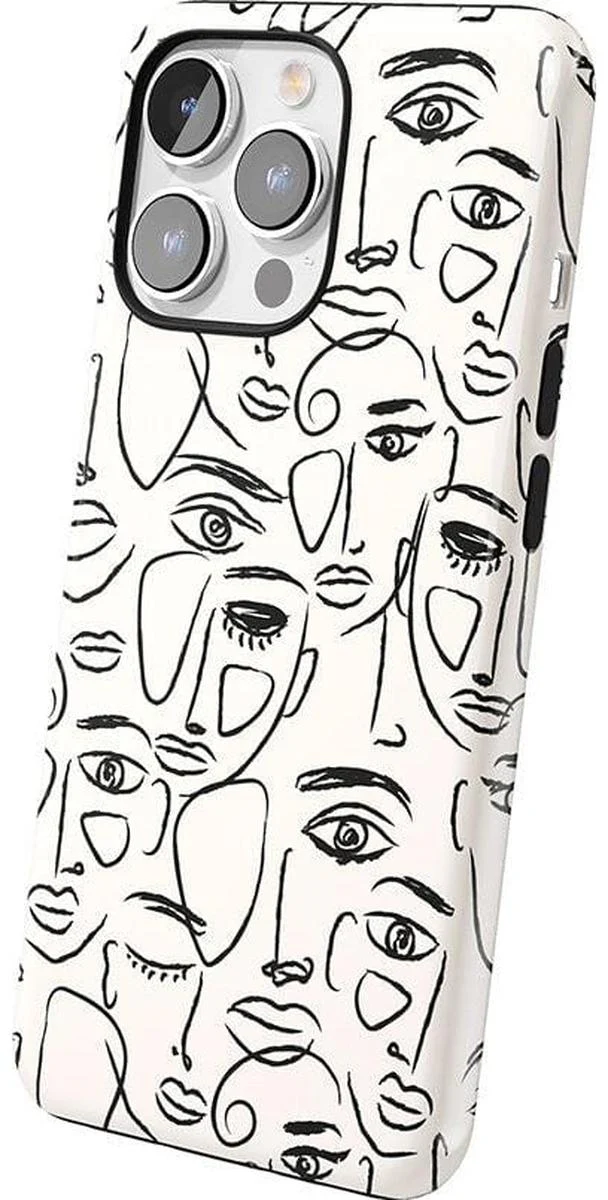 We're All Human | Minimal Face Art Case - Image 77