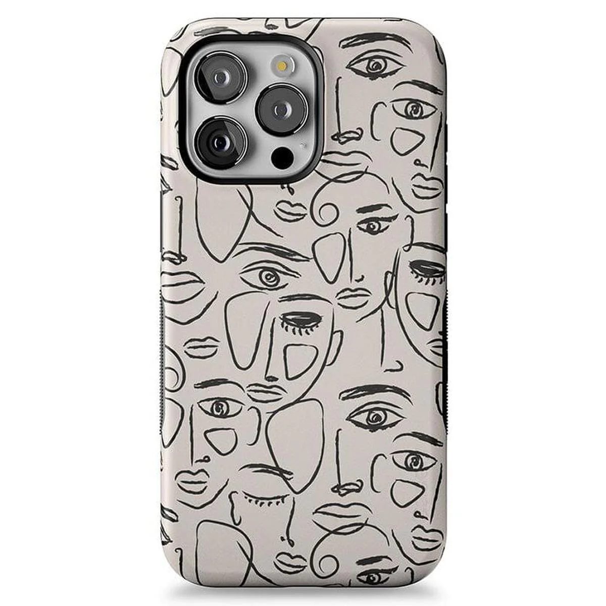 We're All Human | Minimal Face Art Case - Image 78
