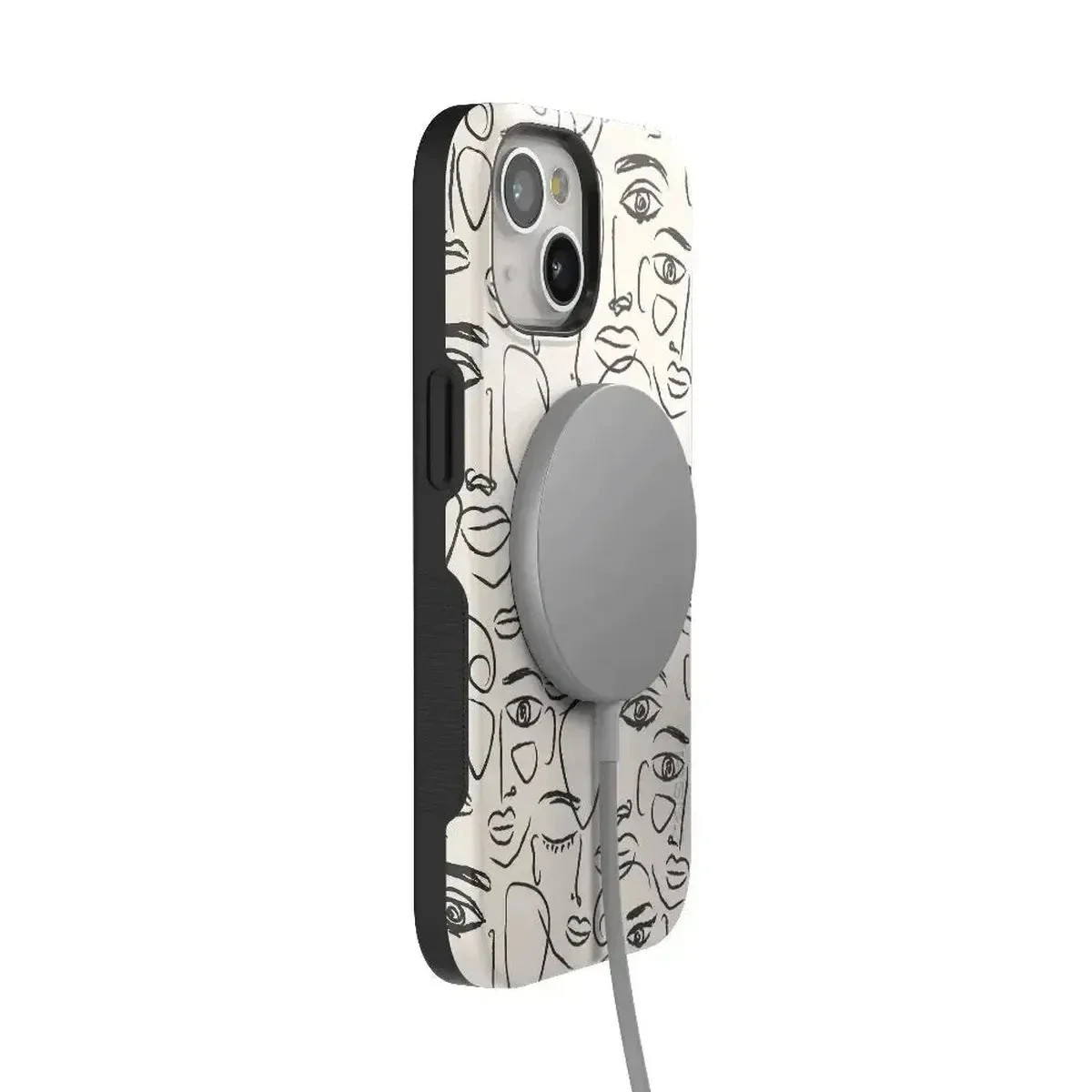 We're All Human | Minimal Face Art Case - Image 92