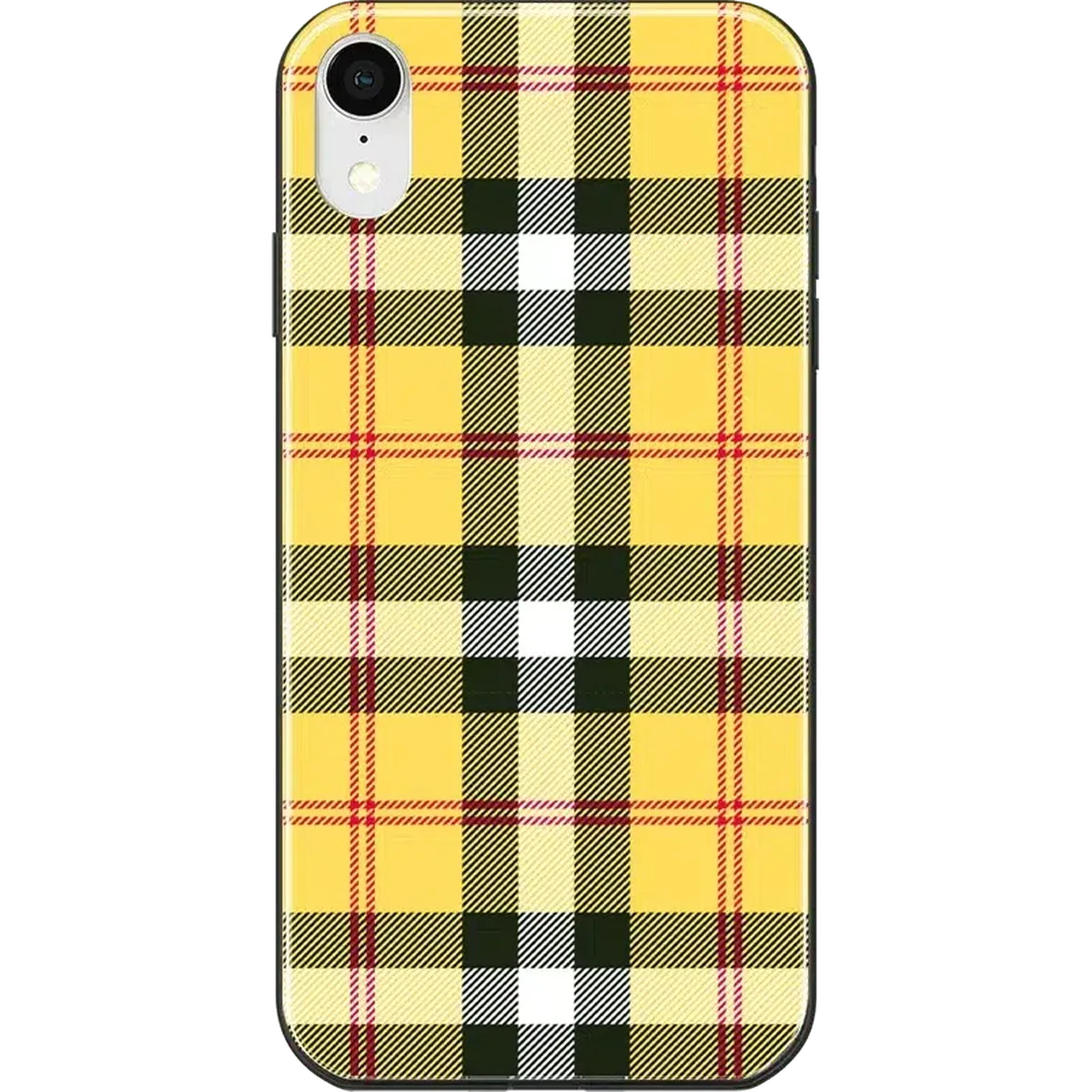 As if! | Yellow Plaid iPhone Case - Image 10