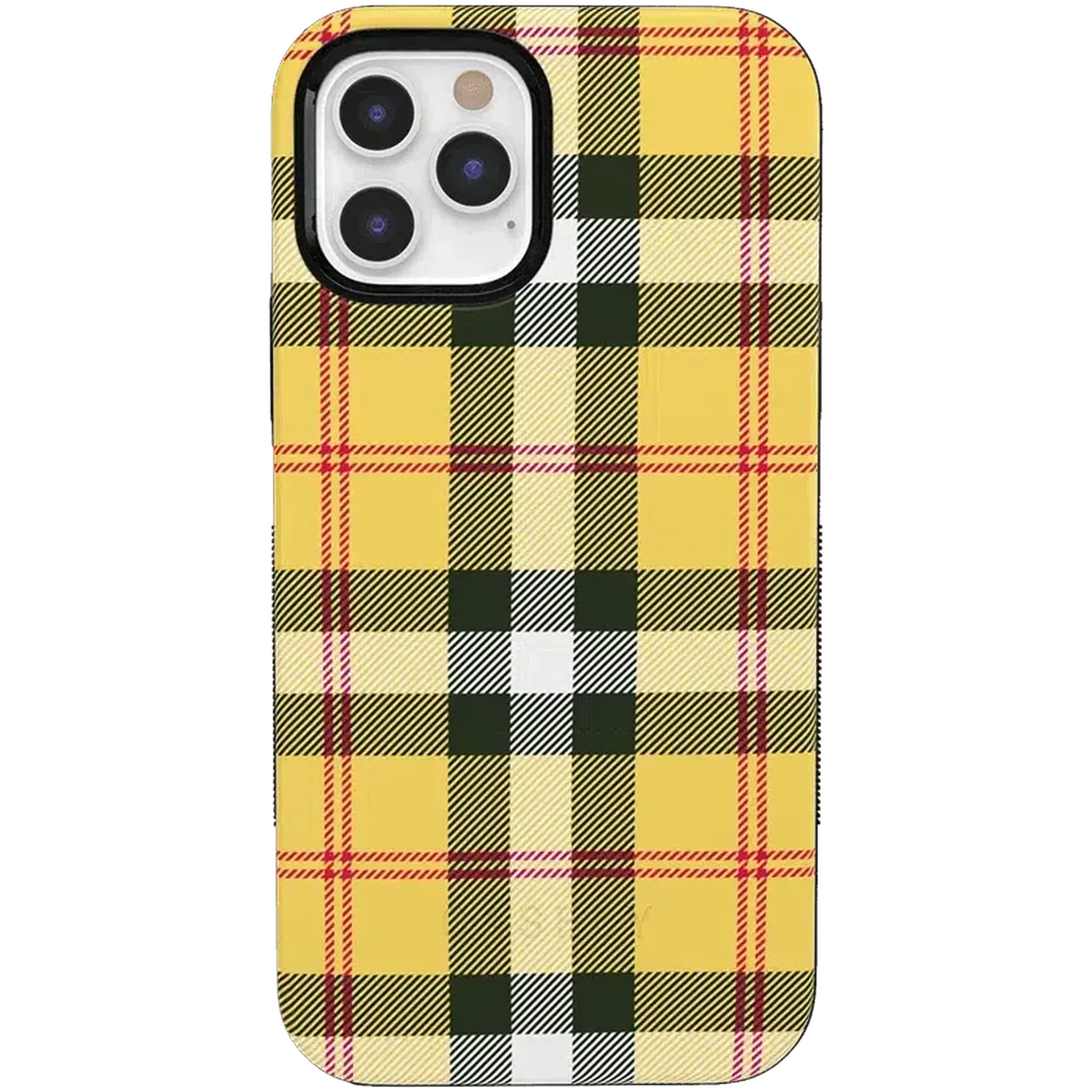 As if! | Yellow Plaid iPhone Case - Image 13