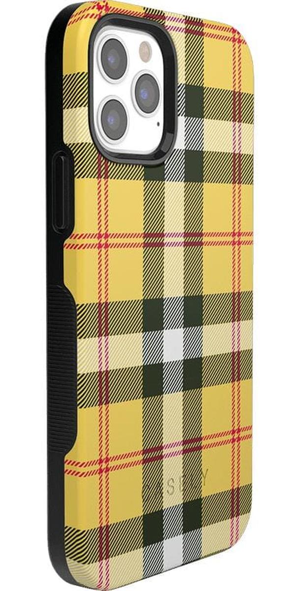 As if! | Yellow Plaid iPhone Case - Image 14