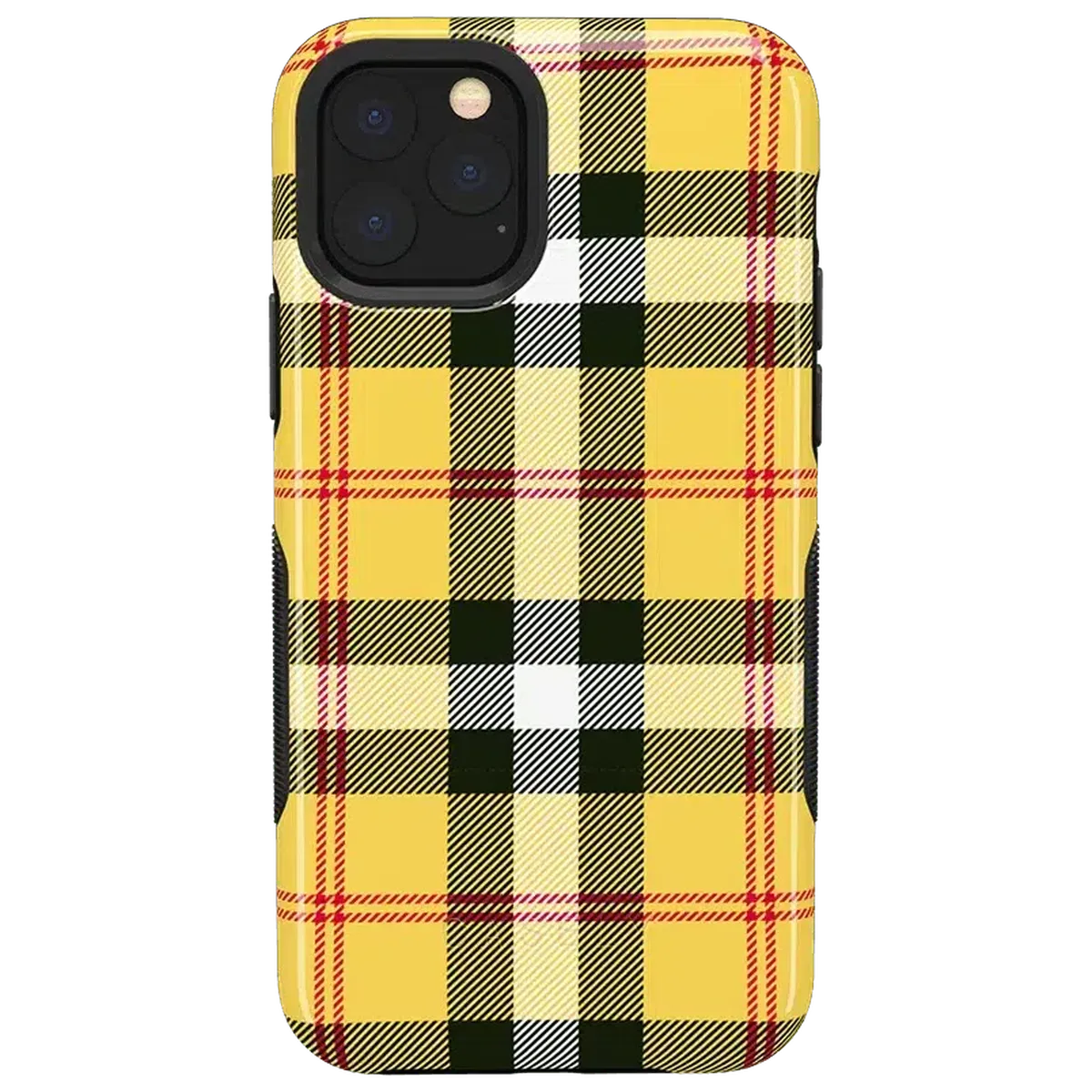 As if! | Yellow Plaid iPhone Case - Image 19