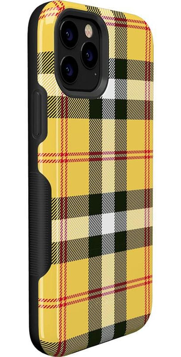 As if! | Yellow Plaid iPhone Case - Image 20