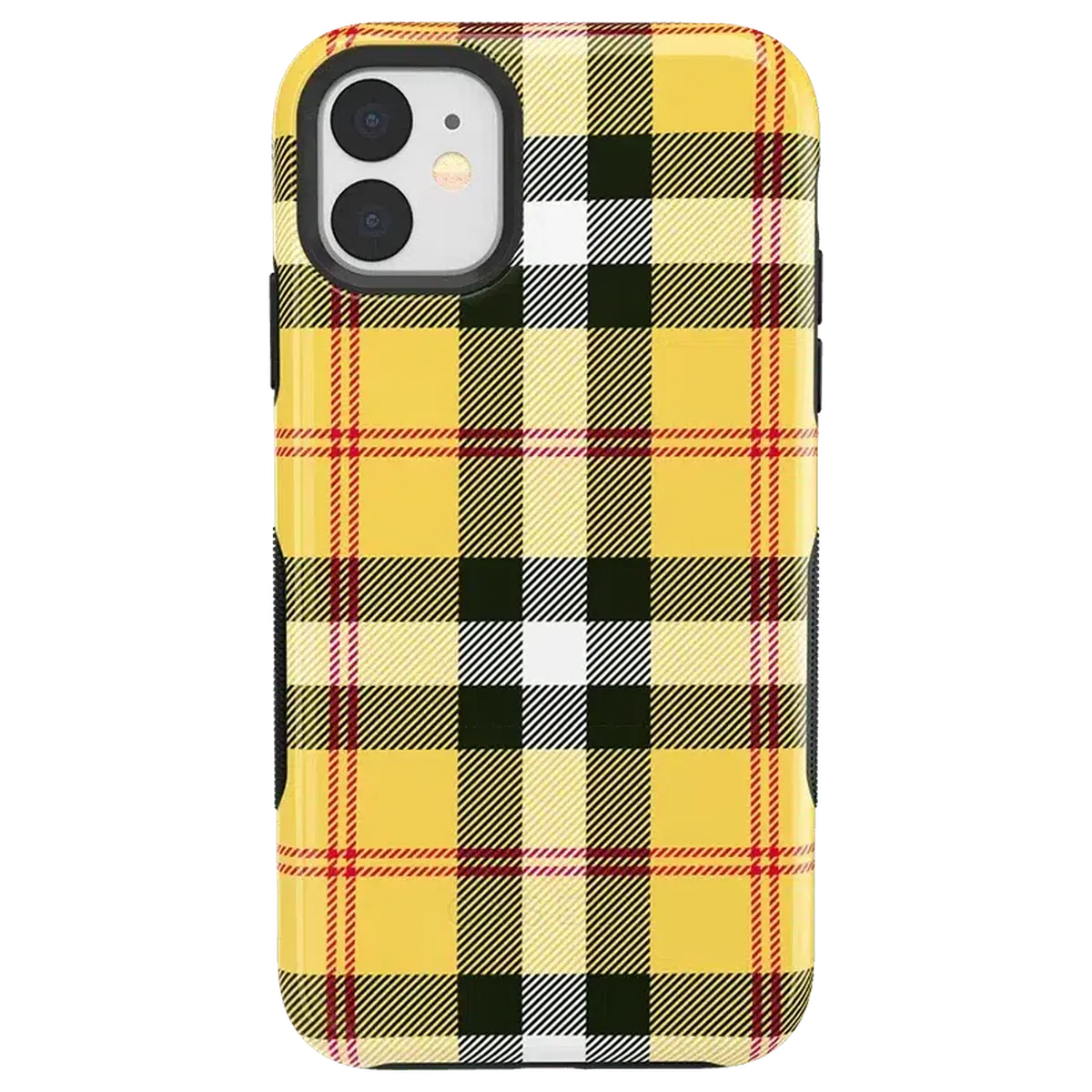 As if! | Yellow Plaid iPhone Case - Image 22