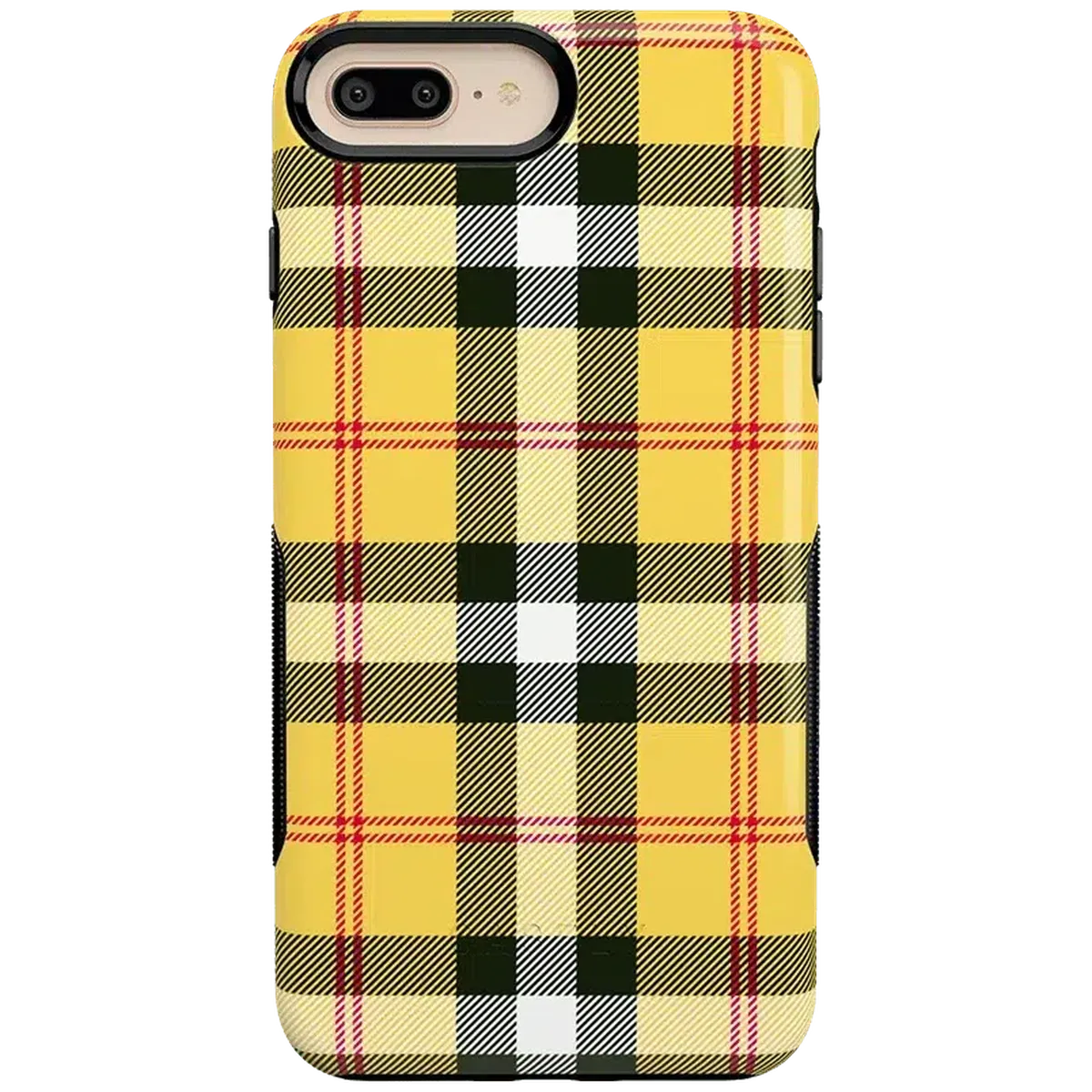 As if! | Yellow Plaid iPhone Case - Image 31