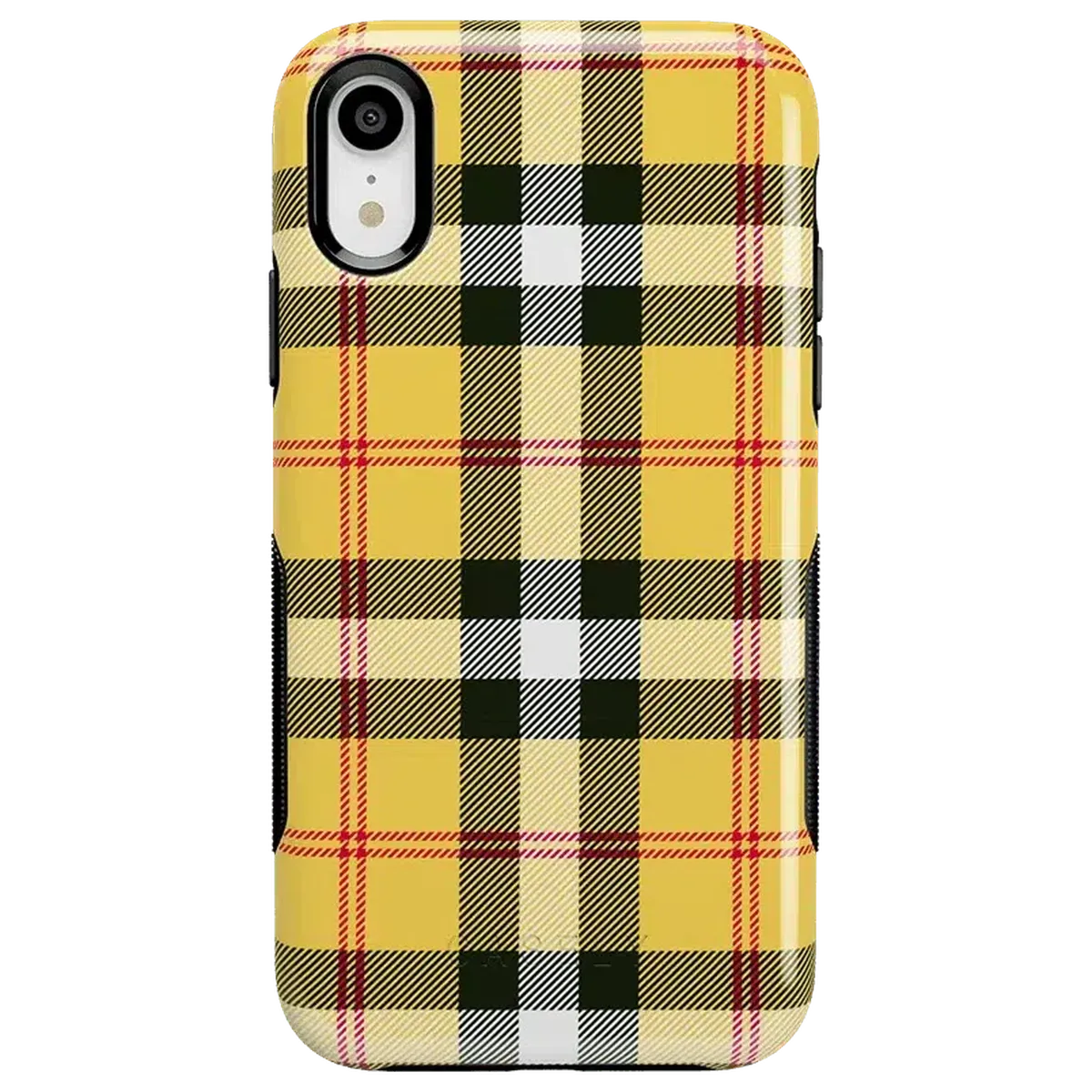 As if! | Yellow Plaid iPhone Case - Image 34