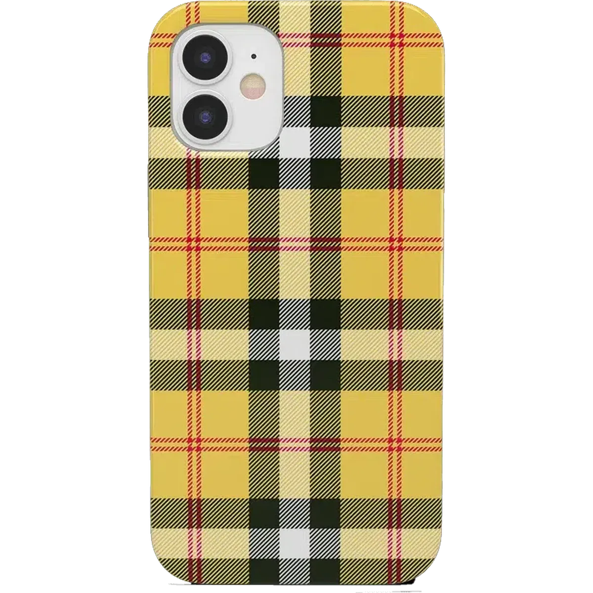 As if! | Yellow Plaid iPhone Case - Image 4