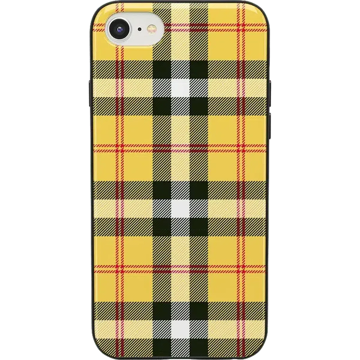 As if! | Yellow Plaid iPhone Case - Image 7